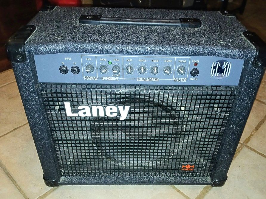 1990s Laney GC30 Guitar Amp 30 Watts Combo Amplifier Made in England