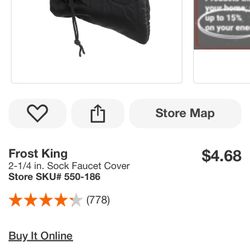 Frost King 2-1/4 in. Sock Faucet Cover