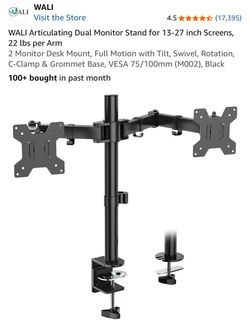 Dual Monitor Desk Mount