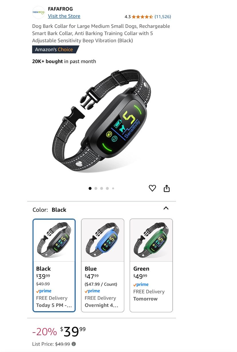 Dog Training Collar