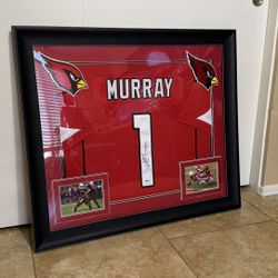 Kyler Murray Signed Custom Frame Jersey!
