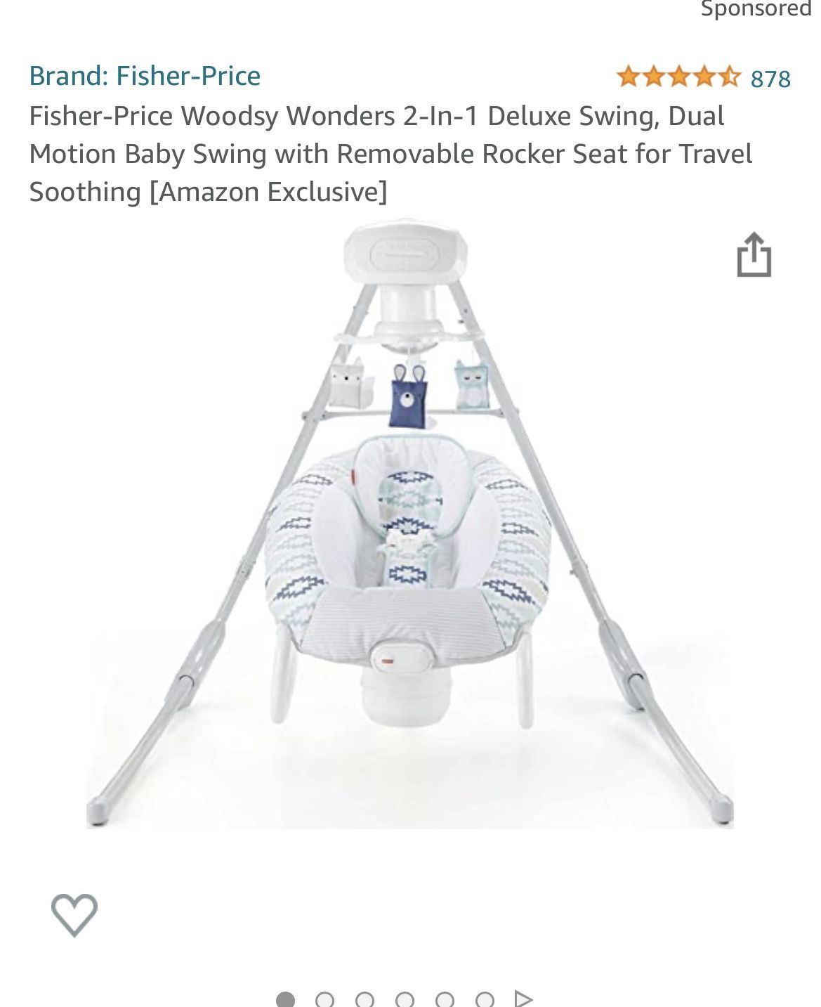Fisher-Price 2-In-1 Deluxe Swing