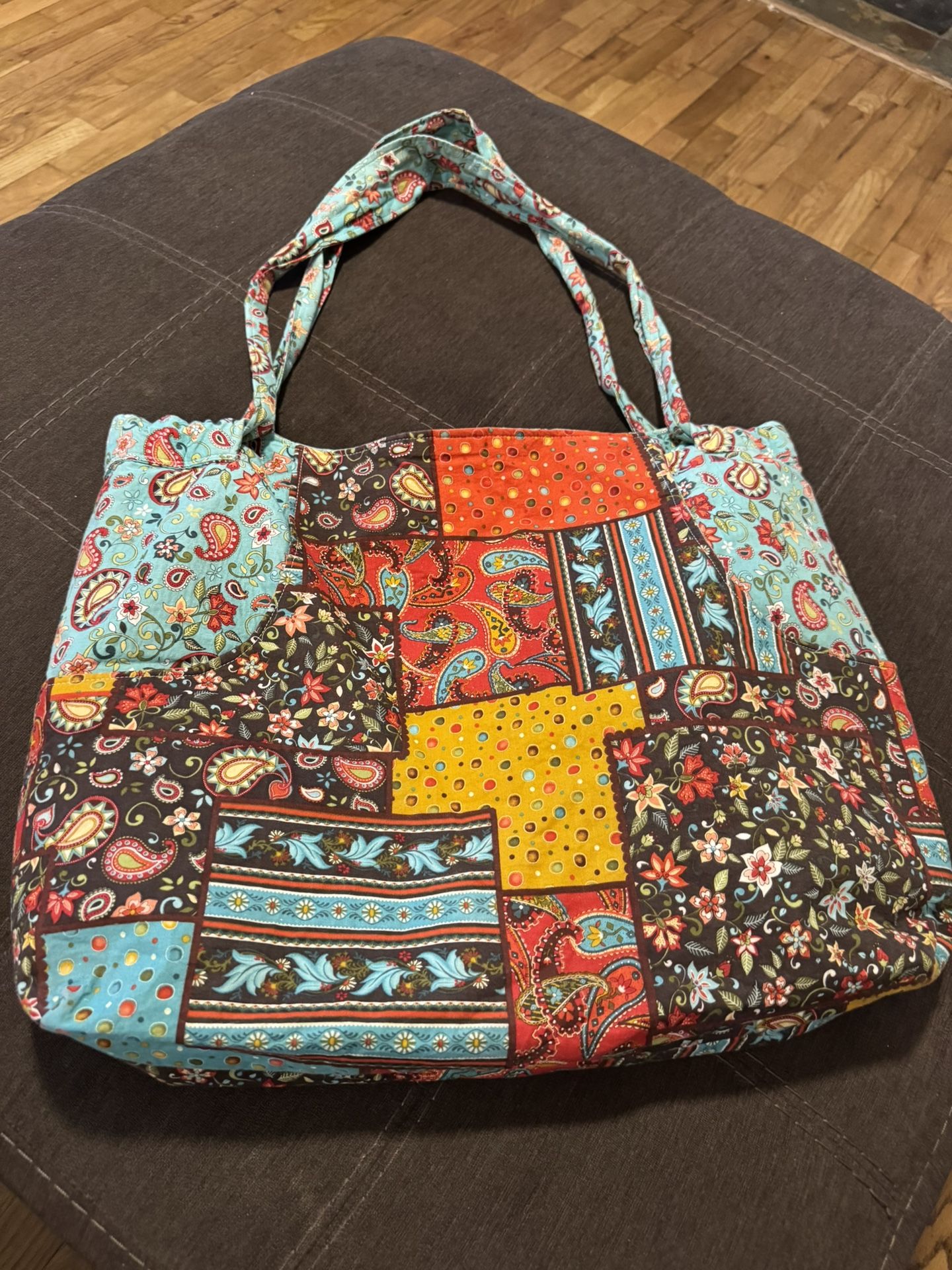 Paisley And Floral Tote Bag