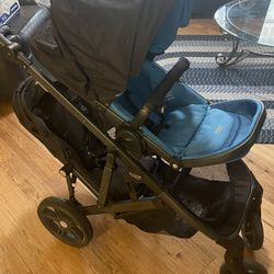 Britax B ready double stroller like new