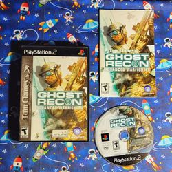 Ghost Recon Advance Warfighter Sony PlayStation 2 PS2 Complete CIB Clean