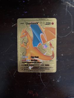 Charizard gold card