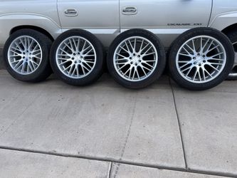 22” Rims With Like New Tires