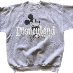 Disneyland Resort Mickey Mouse Grey Sweatshirt Medium Gray Sweater M