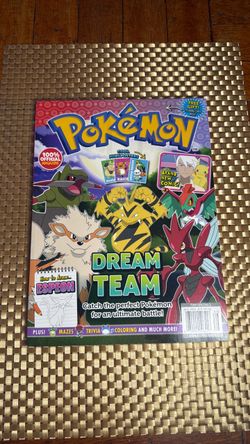 Pokémon Magazine Dream Team September 2024 English Illustrated w/ Poster