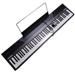 Alesis Recital 88-Key Digital Keyboard Piano w/ Sheet Music Stand