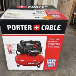 Porter-Cable 6 Gal. 150 PSI Portable Electric Air Compressor