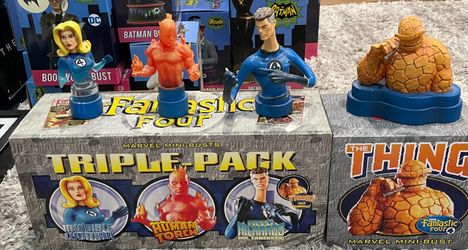 Bowen Designs Marvel Fantastic Four Mini-Bust Set — 4-Piece Collection