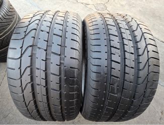 2 USED TIRES PIRELLI 265/35/20