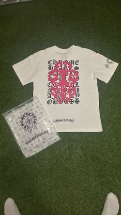 Chrome Hearts White / Pink Dagger Tee – Size Medium (Brand New)