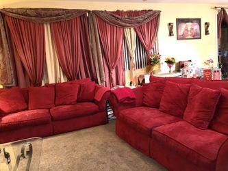 Two Sets Of Window Treatment Multiple Panels