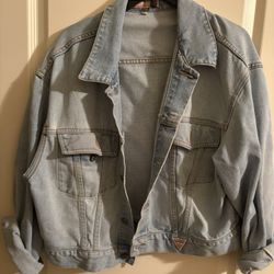 Guess Jean Jacket Large 