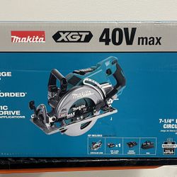 Makita 40V Max XGT Brushless Cordless Rear Handle 7-1/4 in. Circular Saw Kit (4.0 Ah)