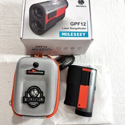 MiLESEEY GPF12 Magnetic Golf Range Finder with Flag Locking & Vibration Pulse Technology