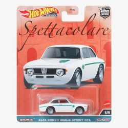 Hot Wheels Alfa Romeo Giulai Sprint GTA, Car Culture Spettacolare 5/5 [White