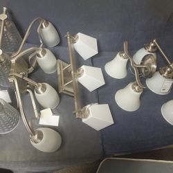 Brand New Vanity Lights  Display Models With Original tags, 40 Dollars