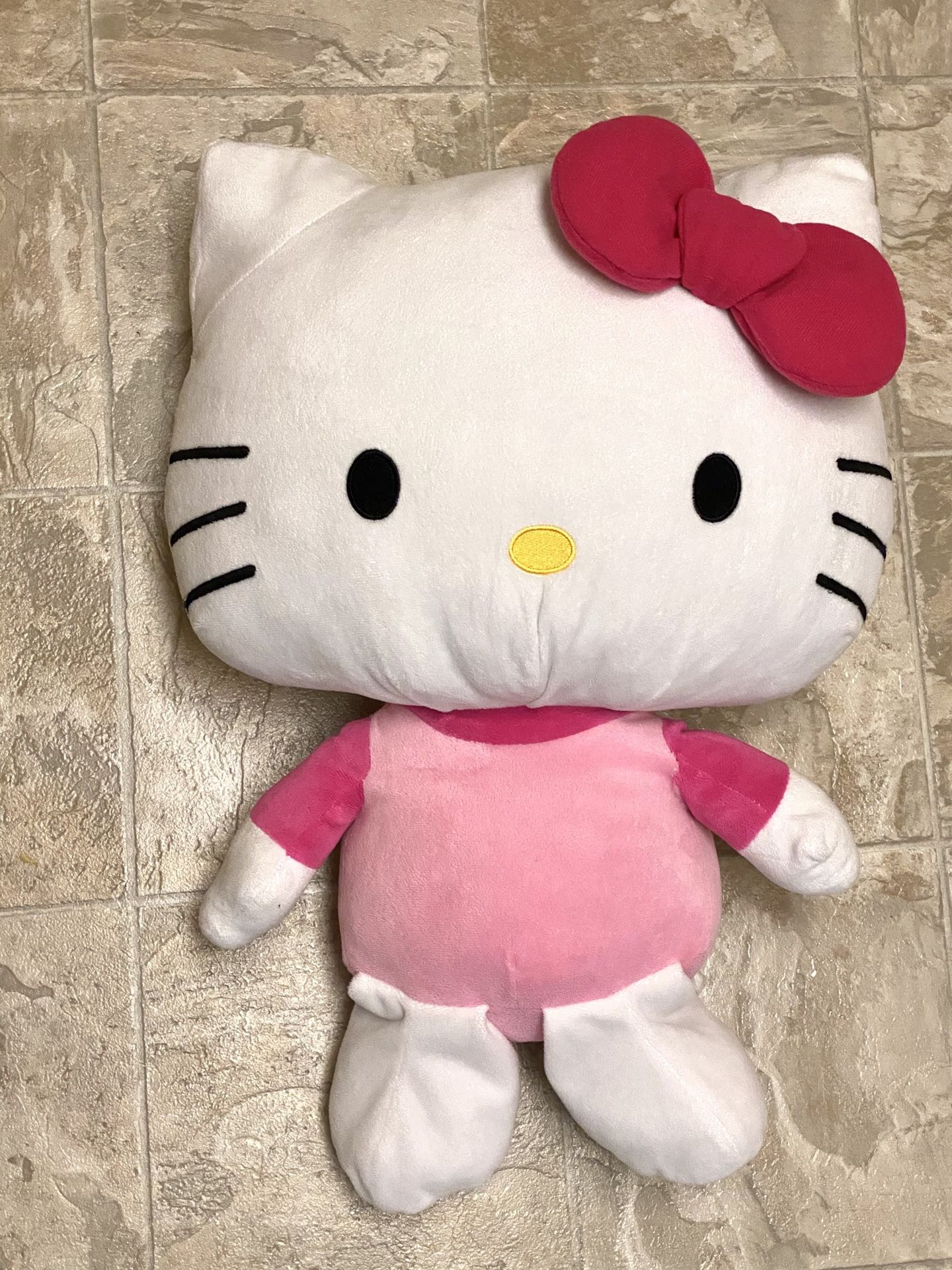 Large hello kitty stuffed animal