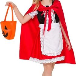 Red Riding Hood Halloween Costume Size 7-8