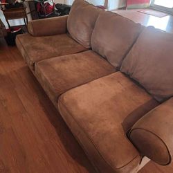 Brown 3 Person Couch 