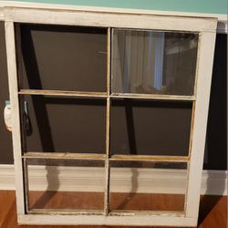 Antique Window Glass Panels 