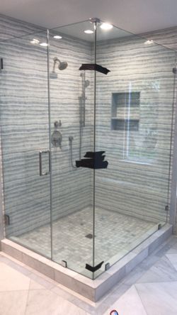 Frameless shower doors