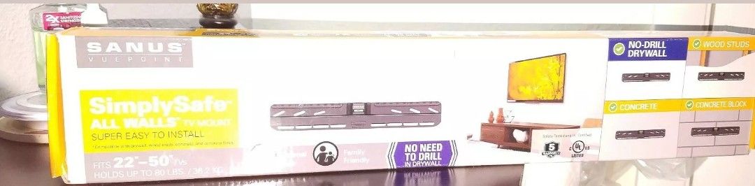 Sanus VuePoint SimplySafe Wall Mount for 22 inch-50 inch TVs (F41)