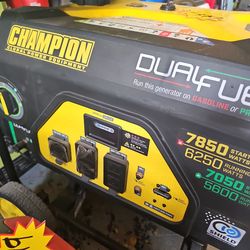 Champion dual fuel generator