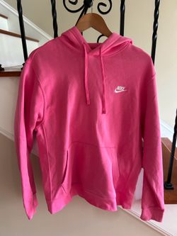 Women's Nike Sportswear Club Fleece Hoodie Pink Medium