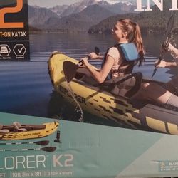 Inflatable 2 Person Kayak 