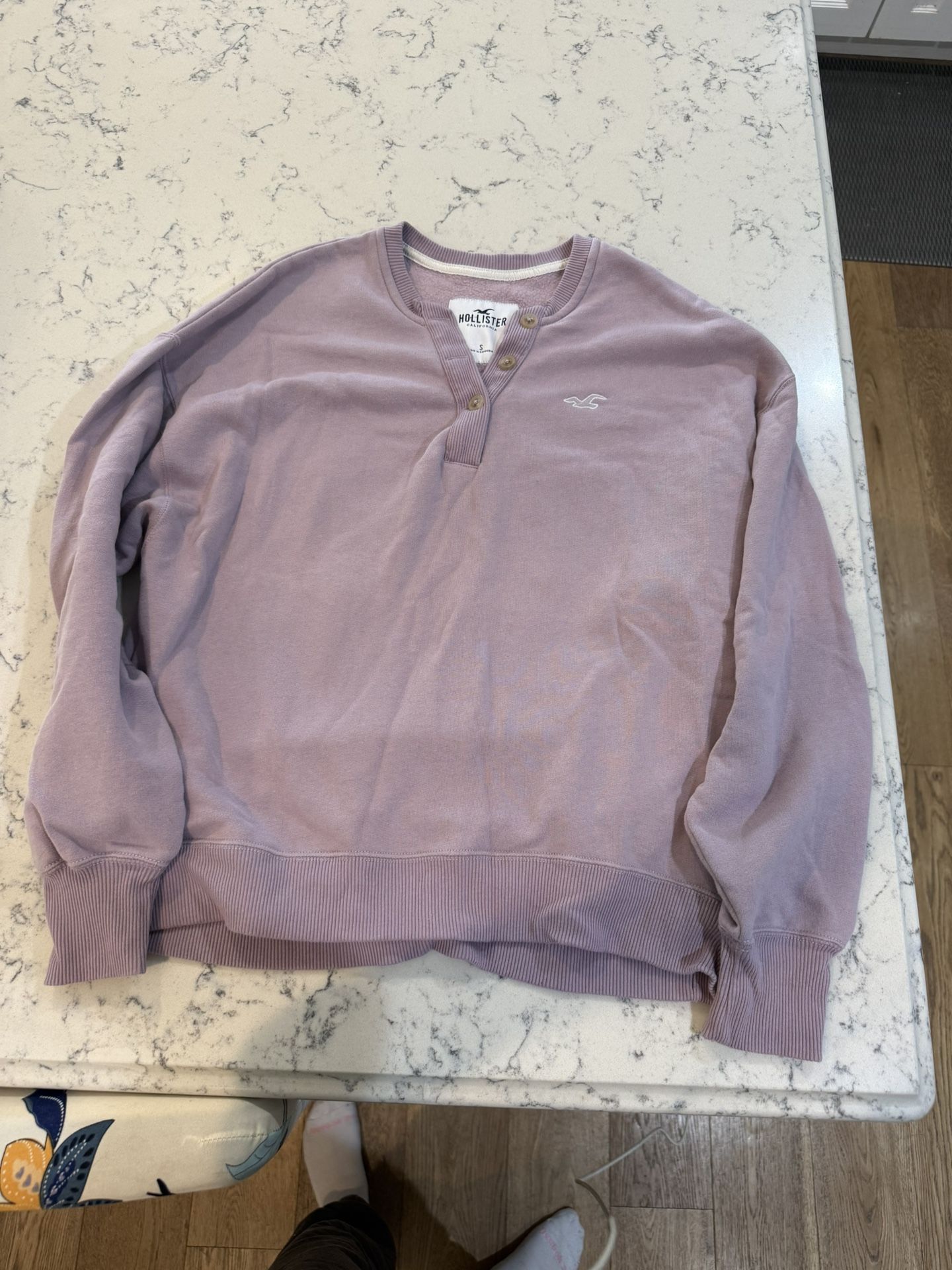 Purple Hollister Pullover Shirt