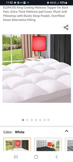 ELEMUSE cooling mattress cover.