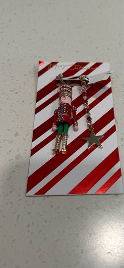 NEW Betsey Johnson Nutcracker Earrings