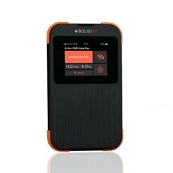 Solis 5G WiFi Mobile Hotspot for Travel, Local and International Coverage Router, Multi-Carrier Access, No Contract or SIM Card Required, (Includes a