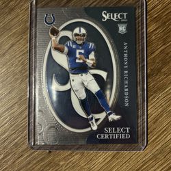 Anthony Richardson select certified rookie