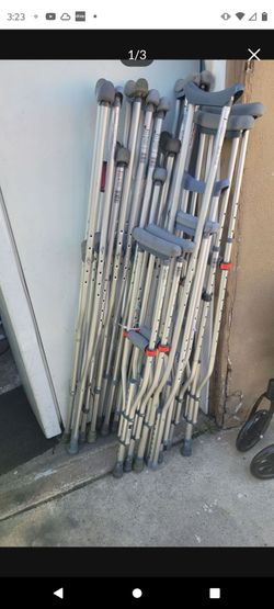 ALUMINUM CRUTCHES ALL SIZES