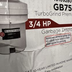 TurboGrind Premier 3/4 hp. Continuous Feed Garbage Disposal with Power Cord by Glacier Bay
