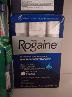 Rogaine Hair regrowth treatment 3mo supply