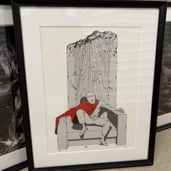 Akira Tetsuo Throne Framed Art Heavy Print 