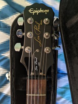 Epiphone Les Paul 100 Ebony and Glarry Hard Case for Sale in Pomona CA OfferUp