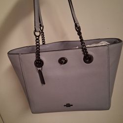 New Coach Pebble Turnlock Tote