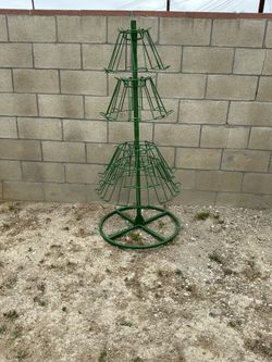 Christmas tree for wine bottles display