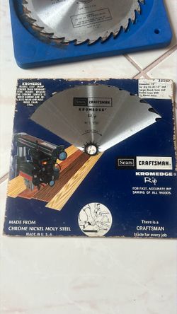 Sear craftsman Kromedge 10”saw blade