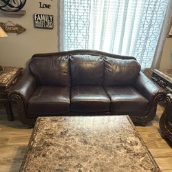 Leather Living Room Set