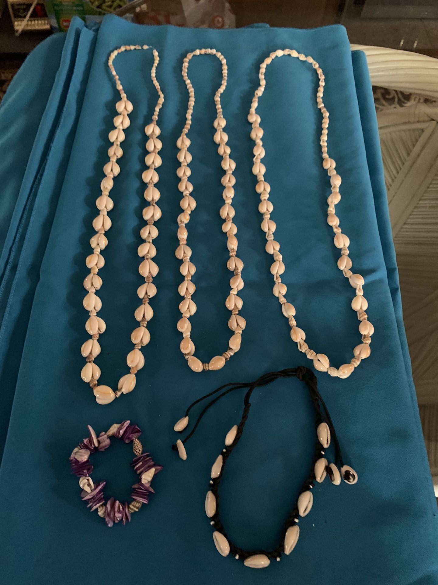Shell Lei Necklaces Vintage-1960’s. Chino, Ca