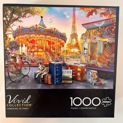 Buffalo Games Carousel De Paris - 1000 Piece Puzzle
