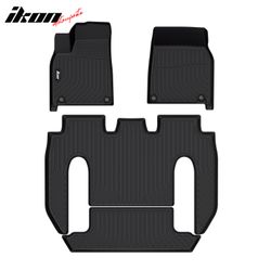 Fits 2022-2025 Tesla Model X 6 Seats All Weather 3D Molded Floor Mats Carpets TPE